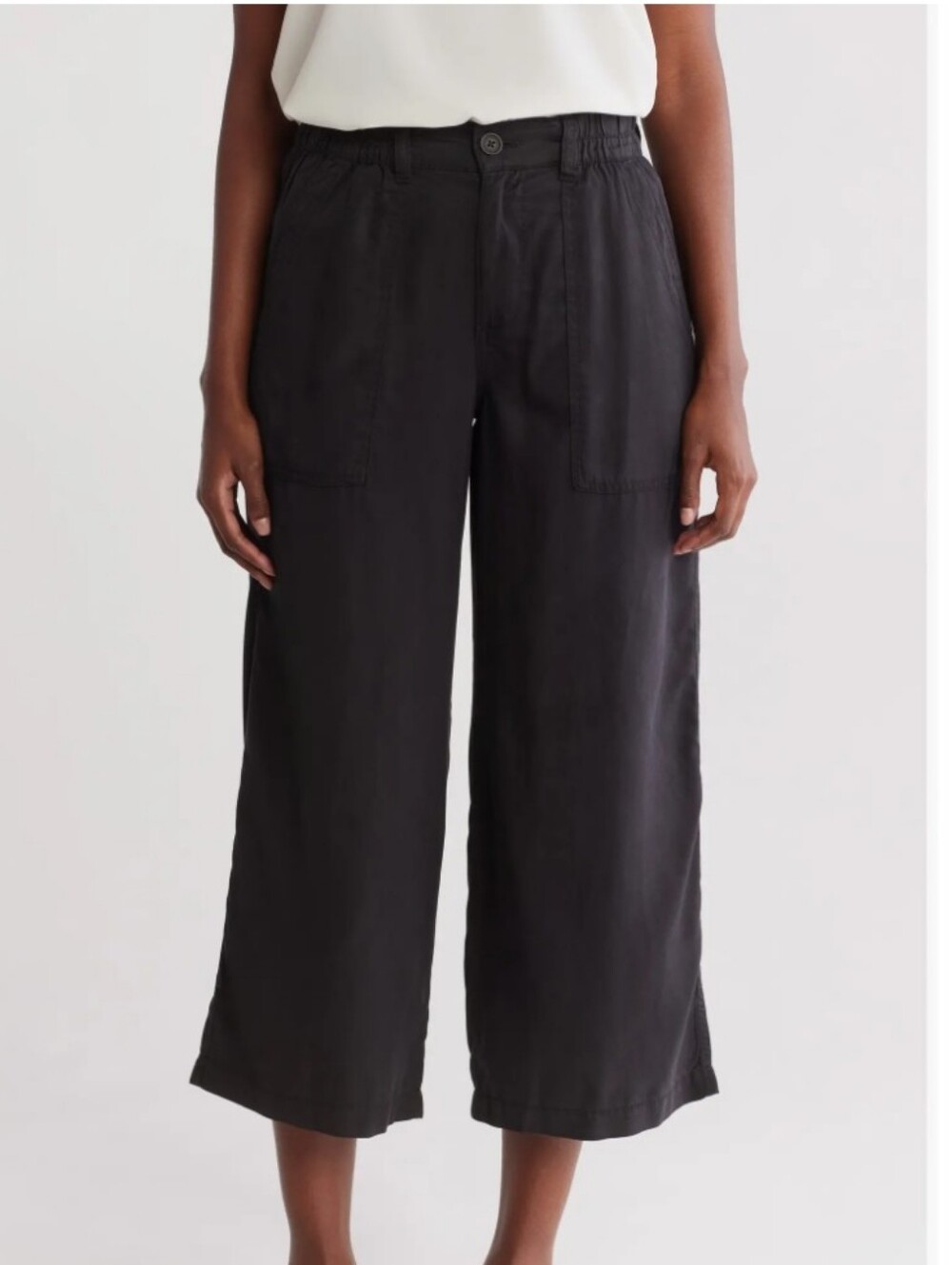 NWT Sanctuary Black Wanderer Crop Wide Leg Pants